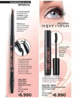 Vista previa Catálogo Amodil Campaña 3 válido desde el 01.03.2026 | Página: 20 | Productos: Delineador de ojos, Delineador, Esponja, Té