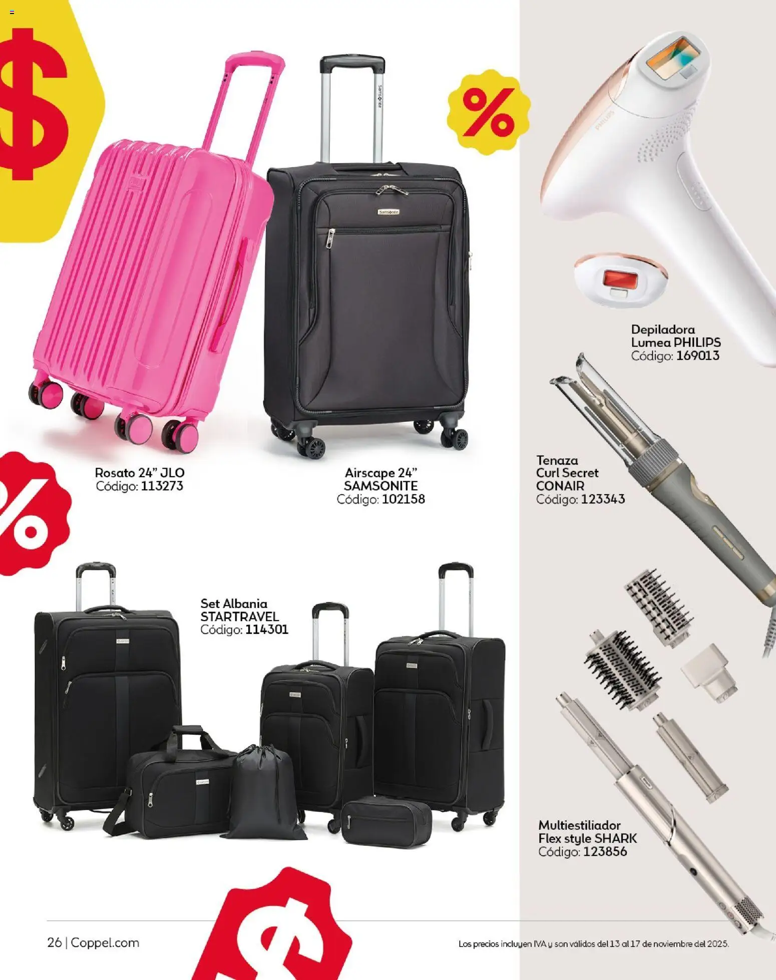 Nuevas ofertas de Coppel válidas en toda la República Mexicana desde el 13.11.2025. ¡Encuentra las mejores ofertas en Coppel Buen Fin! | Página: 27 | Productos: Tenaza, Depiladora