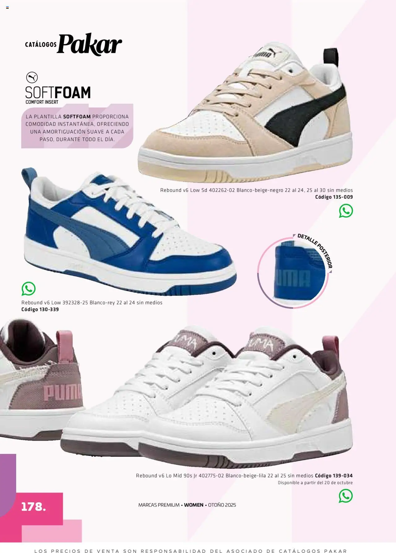 Nuevas ofertas de SC Pakar válidas en toda la República Mexicana desde el 29.08.2025. ¡Encuentra las mejores ofertas en SC Pakar - Catálogo Otoño Women! | Página: 178