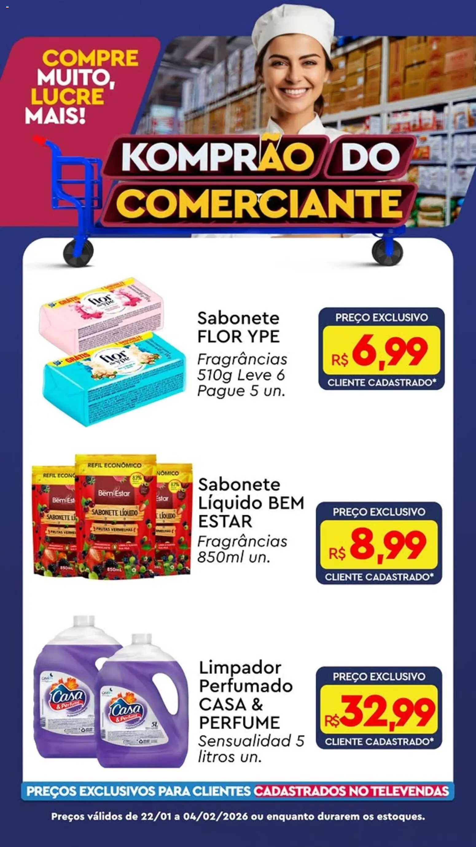 Komprao Atacadista Folheto - válido de 22.01.2026 | Página: 2 | Produtos: Perfume, Sabonete, Sabonete líquido