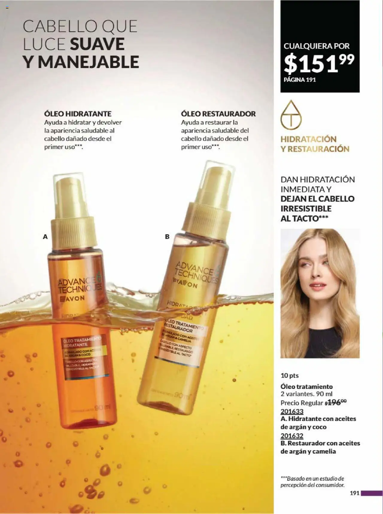 Nuevas ofertas de AVON válidas en toda la República Mexicana desde el 09.08.2025. ¡Encuentra las mejores ofertas en AVON - Campaña 13 2025! | Página: 202 | Productos: Aceite