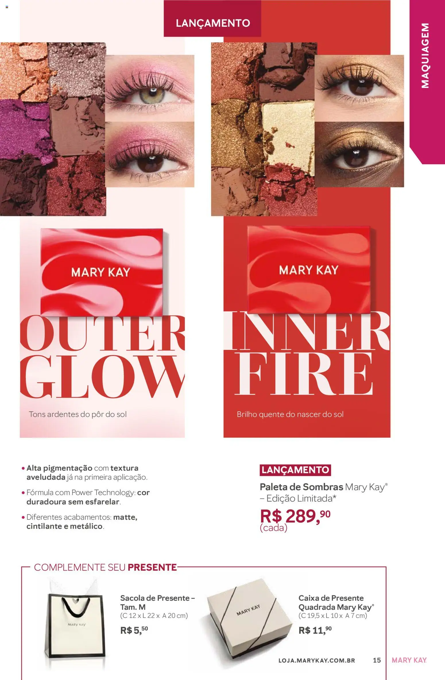 Mary Kay Folheto - válido de 01.11.2025 | Página: 15 | Produtos: Maquiagem, Caixa