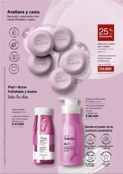 Natura revista - valida desde el 14.08.2025 | Página: 138 | Productos: Crema, Jabón líquido, Mesa, Crema para el cuerpo