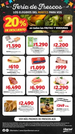 Vista previa Hipermercado Libertad - Feria de Frescos - NOA válido desde el 09.09.2025