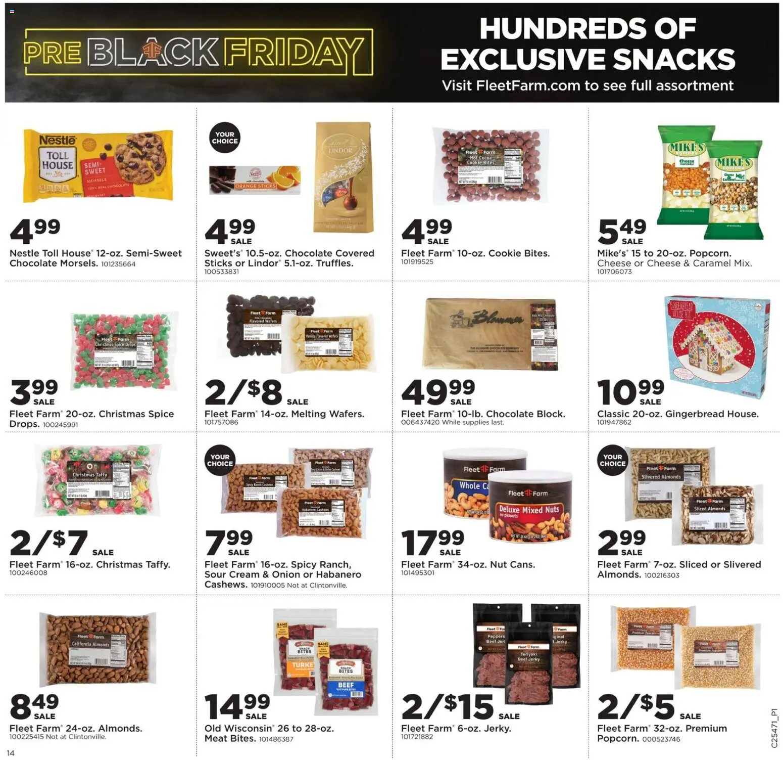 Mills Fleet Farm Black Friday - valid from 20.11.2025 | Page: 17 | Products: Chocolate, Beef, Cream, Onion
