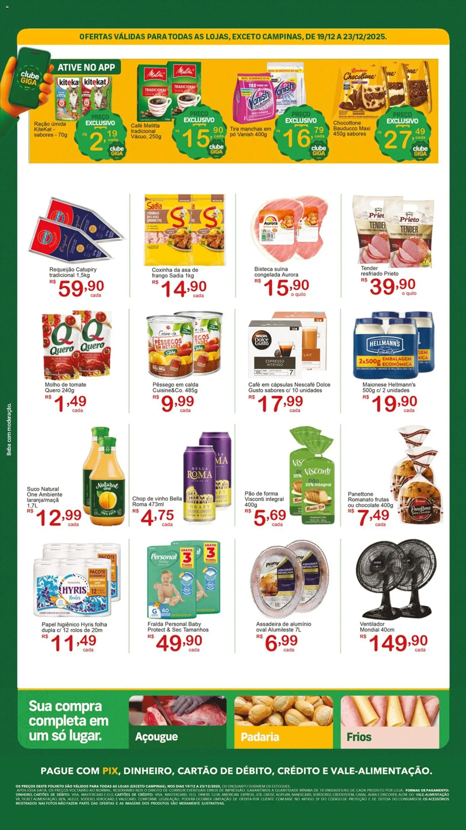 GIGA Atacado Folheto - válido de 19.12.2025 | Página: 2 | Produtos: Vinho, Base, Pão de forma, Papel higiênico