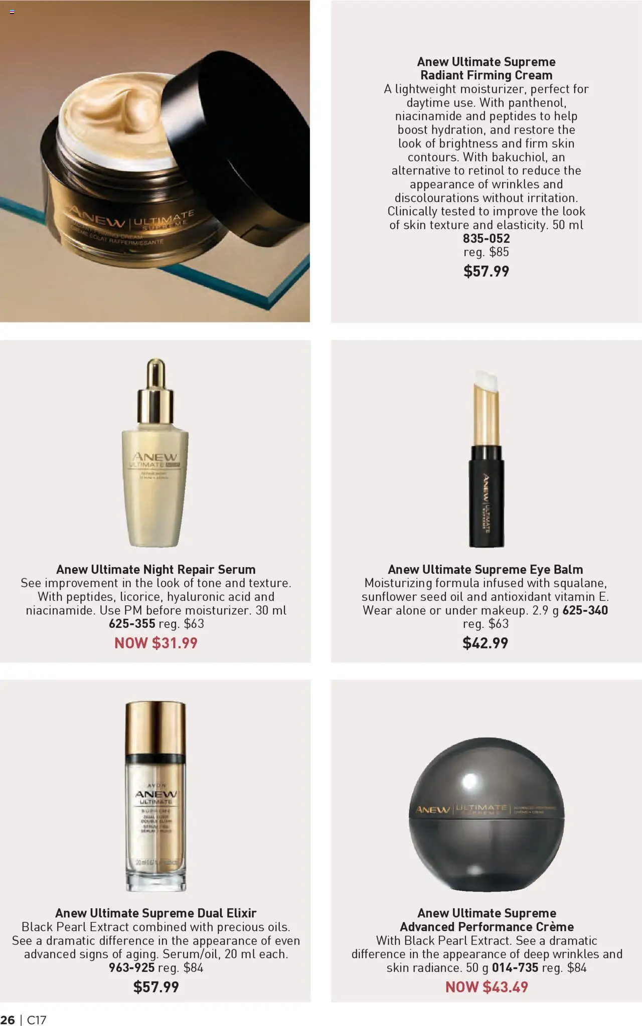 Avon flyer valid from 14.08.2025 | Page: 26 | Products: Cream, Oil
