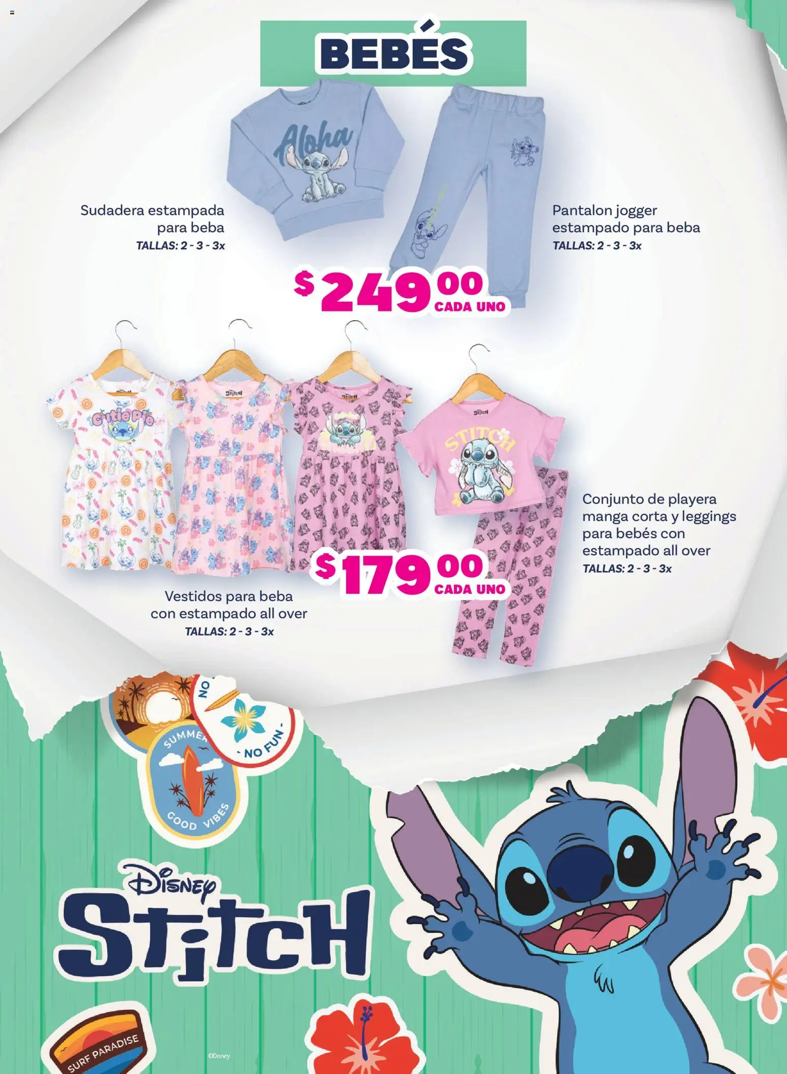 Nuevas ofertas de Soriana válidas en toda la República Mexicana desde el 26.03.2026. ¡Encuentra las mejores ofertas en Soriana Especial Stitch Híper! | Página: 6 | Productos: Manga, Sudadera, Playera, Conjunto