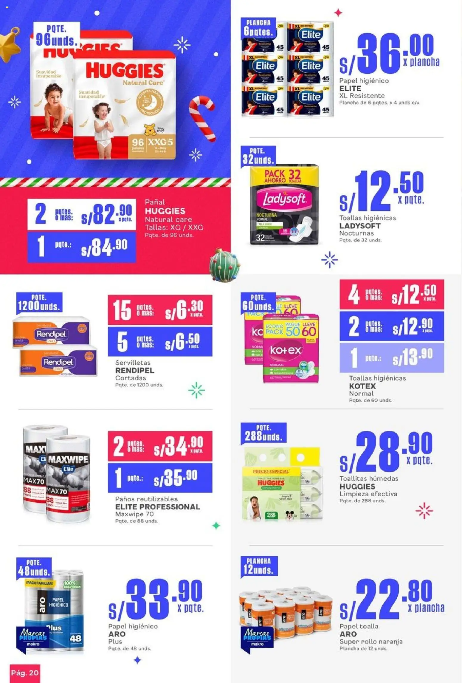 Catálogo Makro válido desde 01.12.2025 | Página: 20 | Productos: Toalla