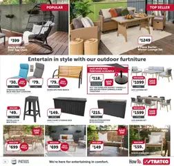 Preview of Stratco catalogue QLD - valid from 17.04.2026 | Page: 11 | Products: Chair, Box, Stool, Umbrella