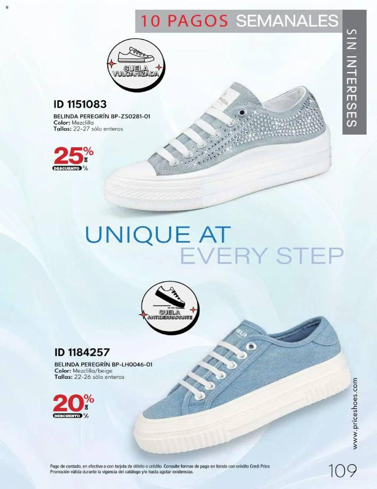 Nuevas ofertas de Price Shoes válidas en toda la República Mexicana desde el 14.10.2025. ¡Encuentra las mejores ofertas en Price Shoes - Catálogo - 10 Pagos sin Intereses! | Página: 109