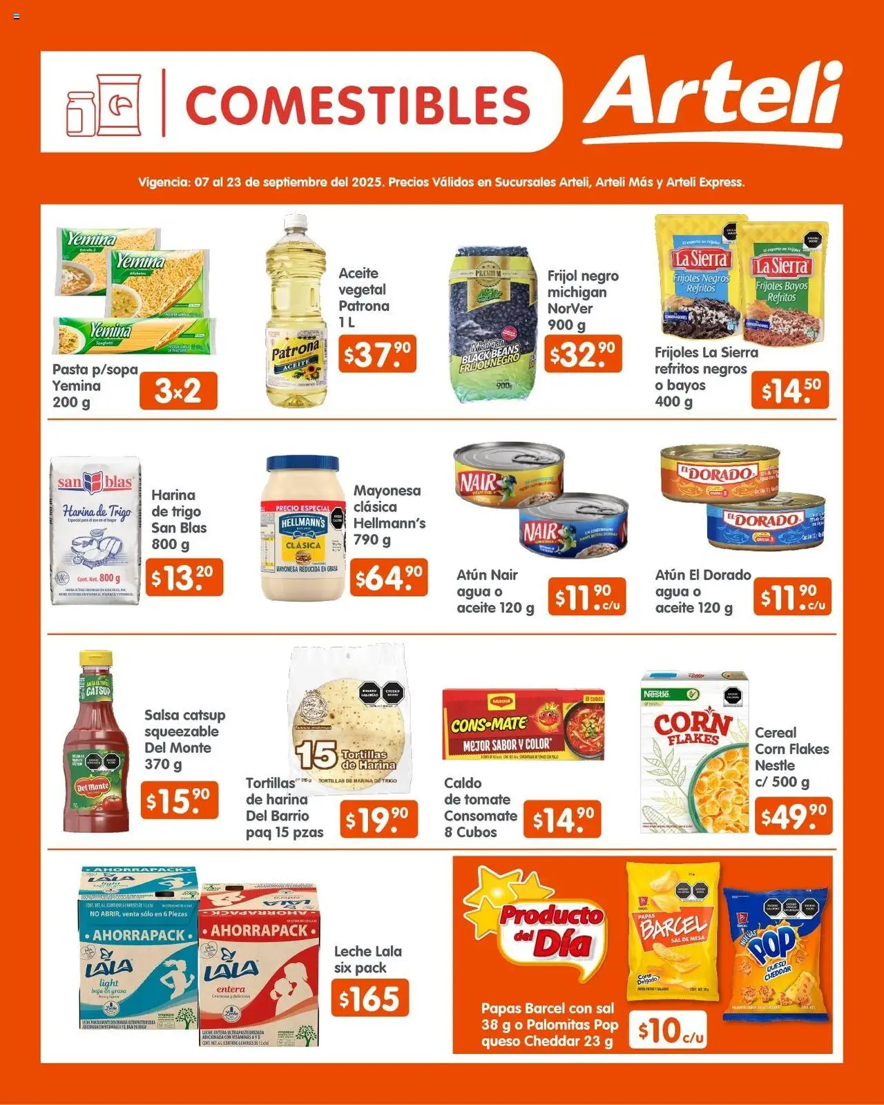 Nuevas ofertas de Arteli válidas en toda la República Mexicana desde el 07.09.2025. ¡Encuentra las mejores ofertas en Arteli - Folleto Quincenal! | Página: 6 | Productos: Atún, Queso, Aceite, Vitaminas