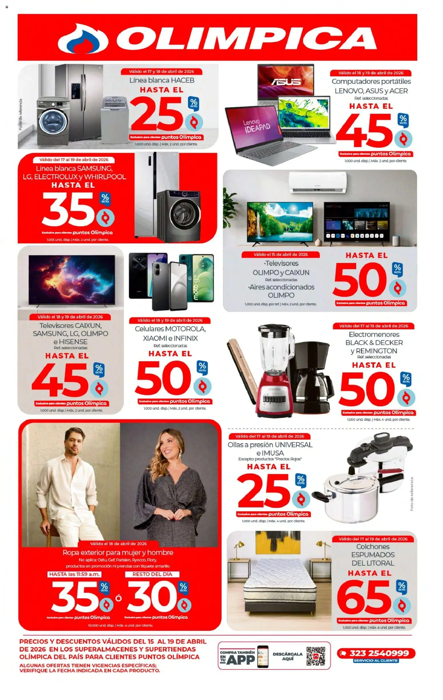 Olímpica revista - valida desde el 15.04.2026 | Página: 4 | Productos: Ropa