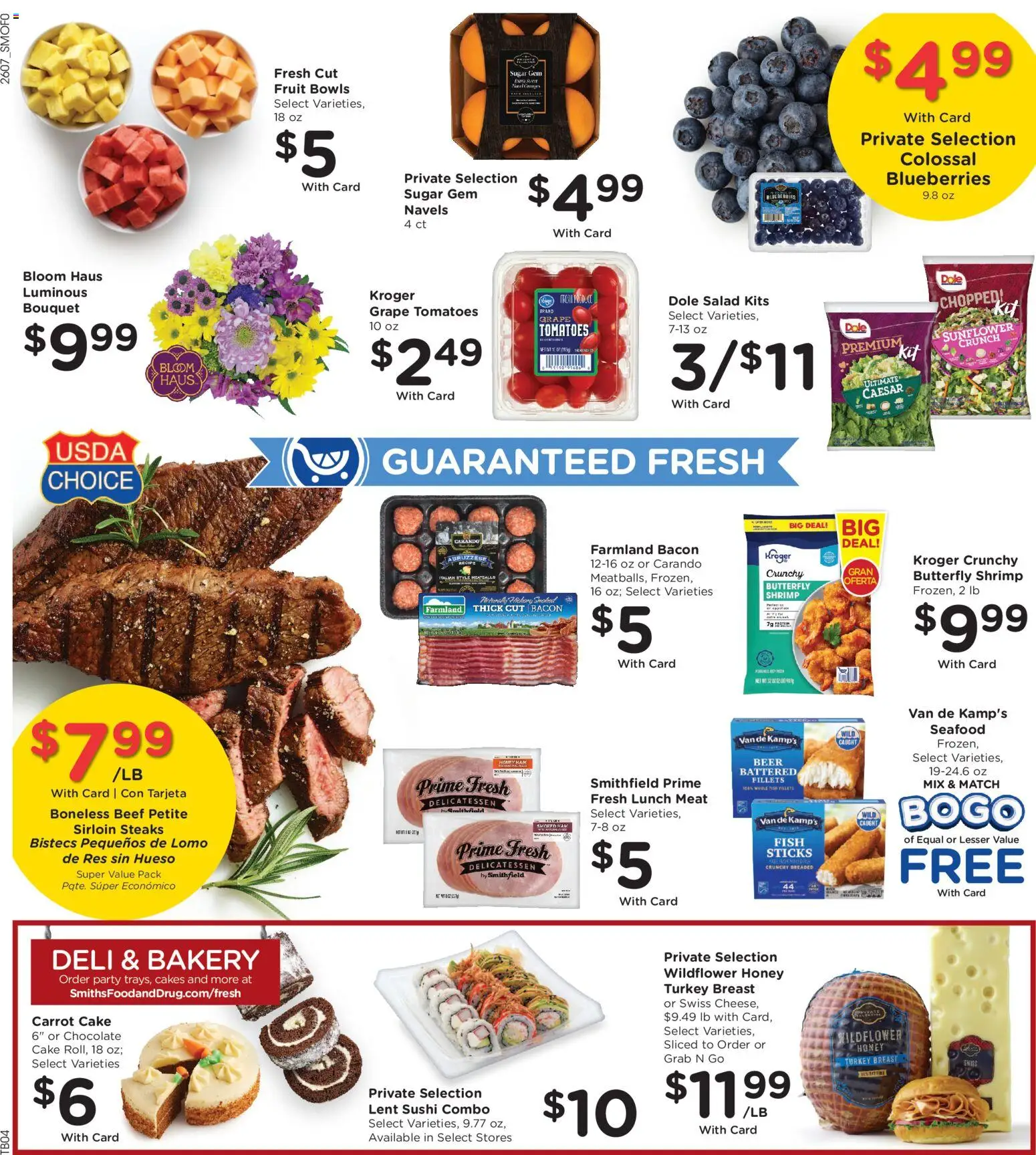 Smith's Weekly Ad - NM - valid from 18.03.2026 | Page: 10 | Products: Chocolate, Carrot, Salad, Blueberries