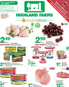 Preview of Highland Farms weekly flyer / circulaire from shop Highland Farms valid from 17.07.2025
