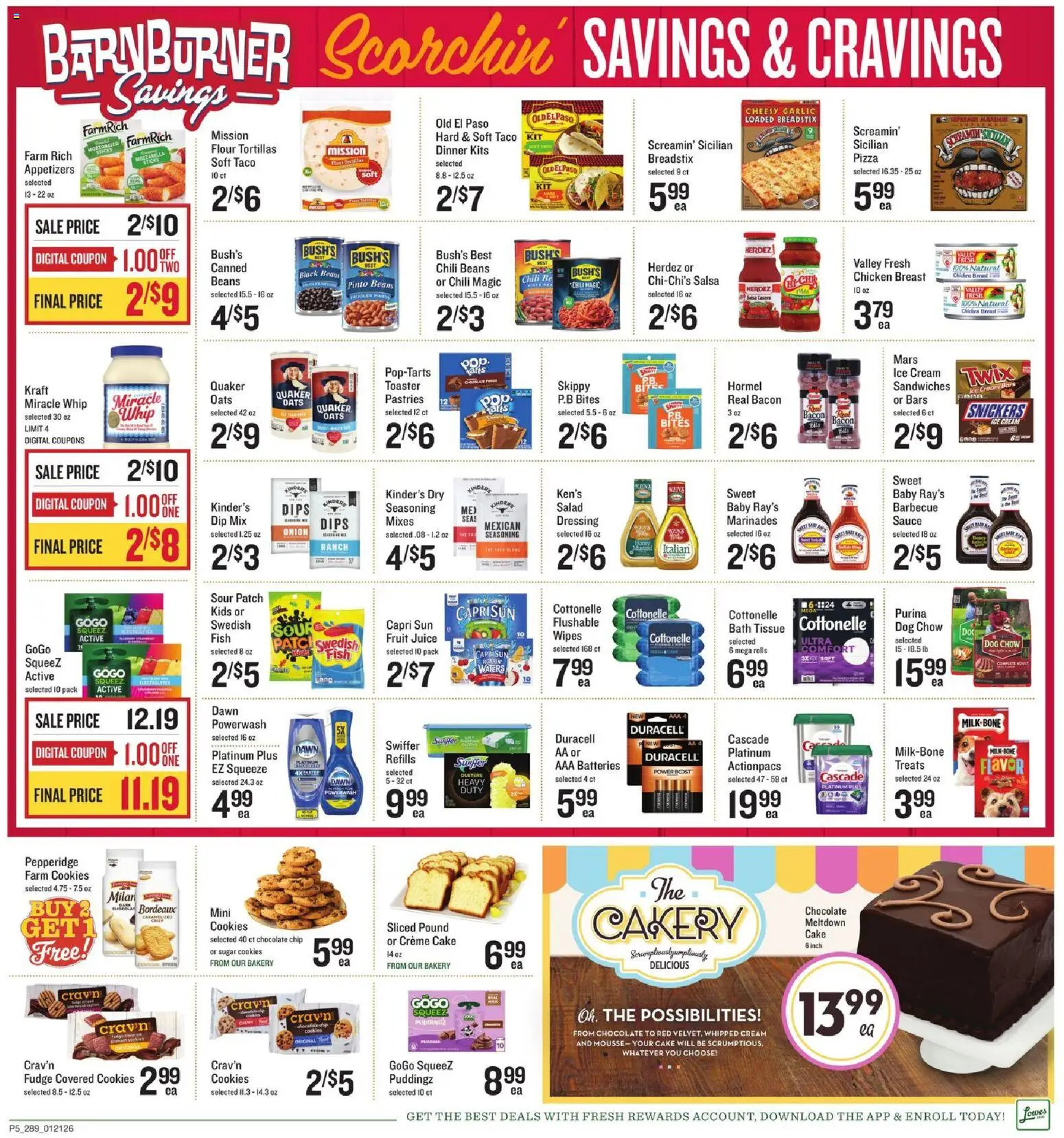 Lowes Foods Weekly Ad - GA - valid from 21.01.2026 | Page: 6 | Products: Fish, Ice cream, Sugar, Garlic