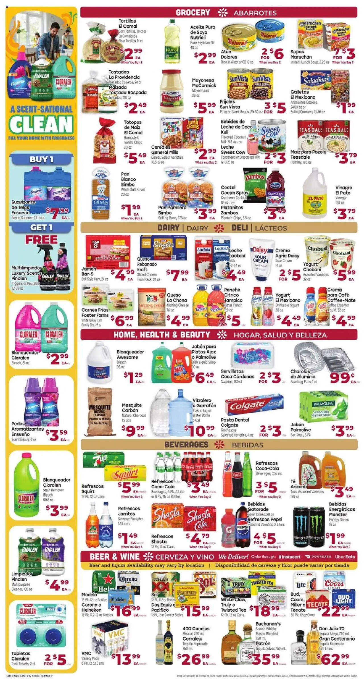 Cardenas Weekly Ad - valid from 13.08.2025 | Page: 2 | Products: Cheese, Toothpaste, Cream, Lemon