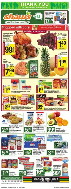 Preview of Shaw's weekly ads valid from 20.02.2026