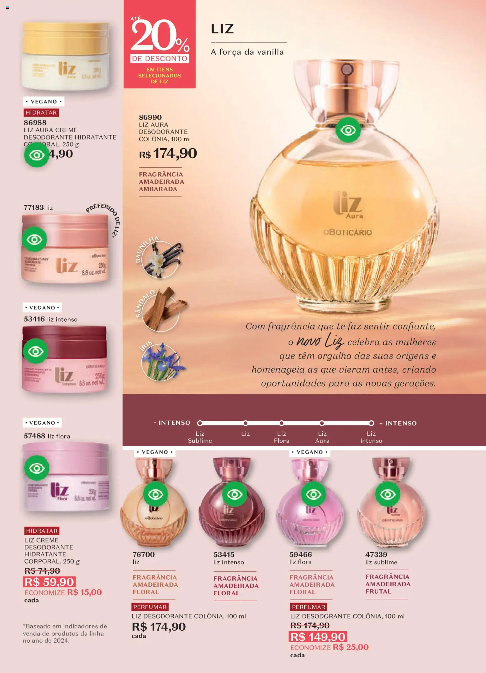 O Boticário Folheto - válido de 23.03.2026 | Página: 80 | Produtos: Fragrância, Desodorante, Creme