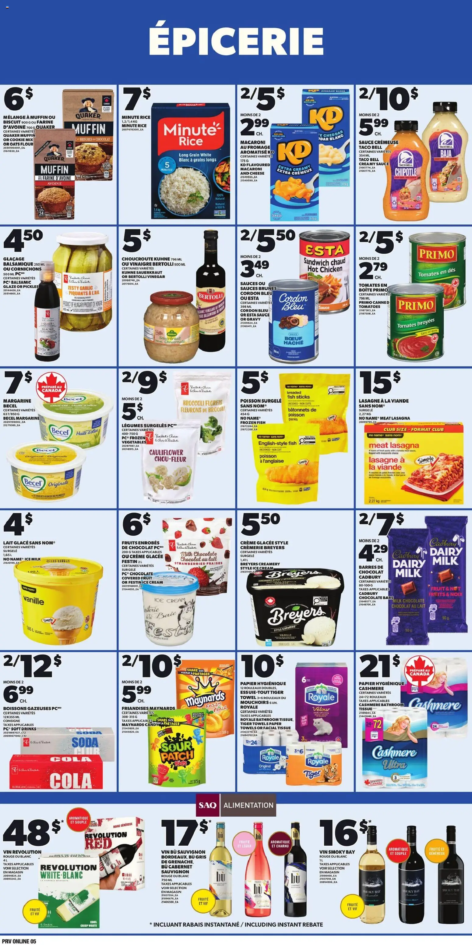 Provigo flyer valid from 15.01.2026 | Page: 6 | Products: Cable, Milk, Chocolate, Tomatoes