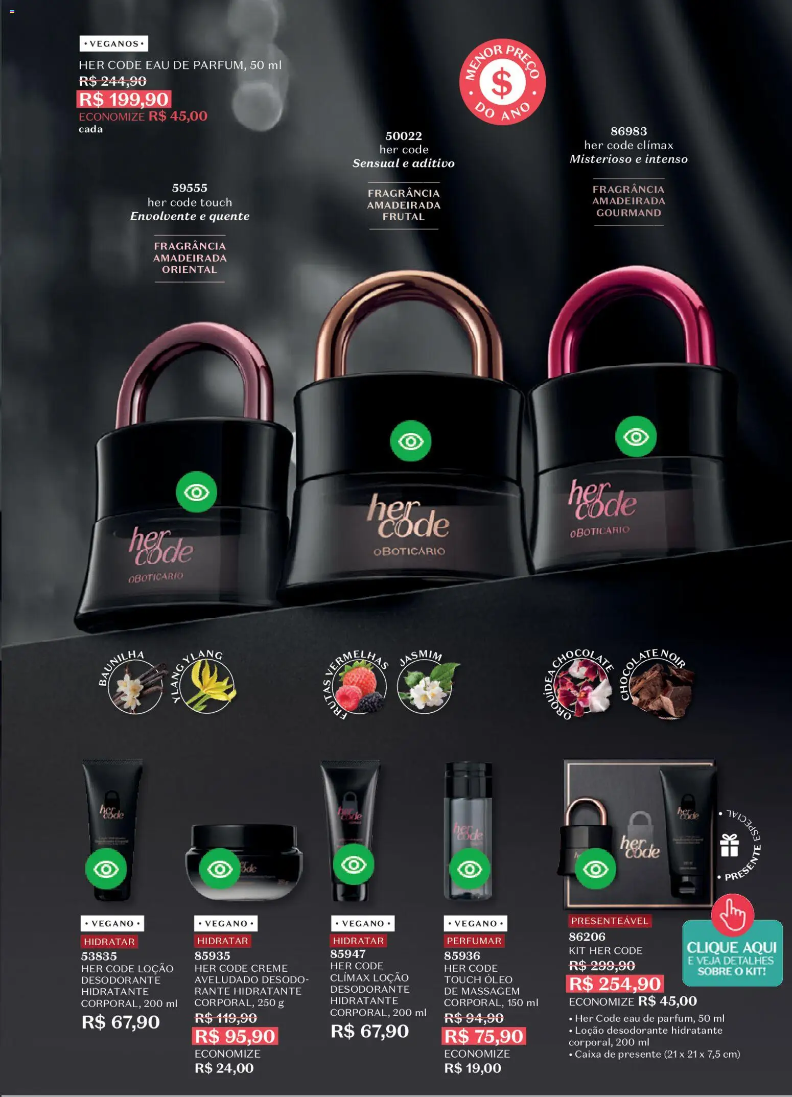 O Boticário Folheto - válido de 09.02.2026 | Página: 53 | Produtos: Fragrância, Desodorante, Óleo, Creme