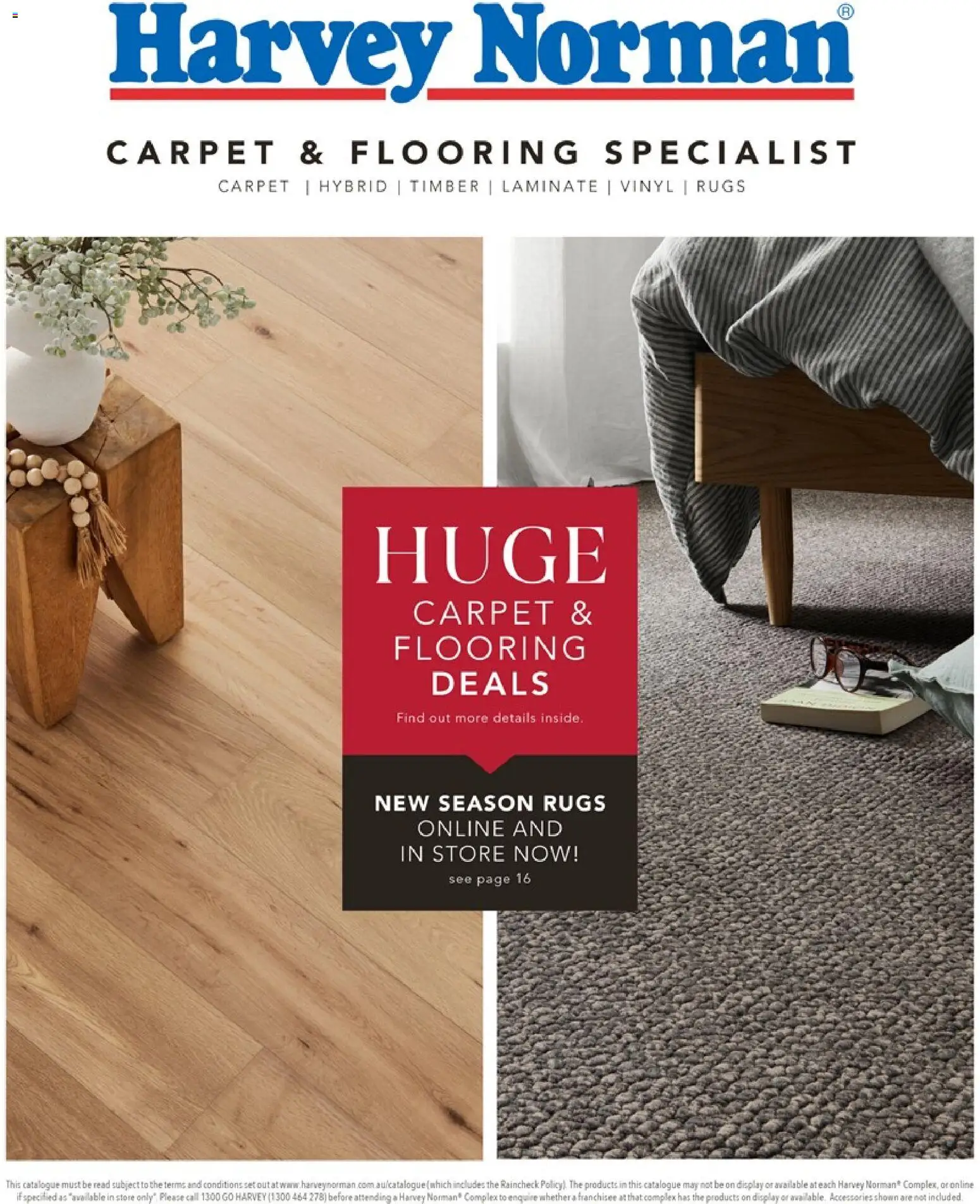 Harvey Norman catalogue - valid from 05.03.2026 | Page: 1 | Products: Carpet, Flooring, Rugs, Accessories