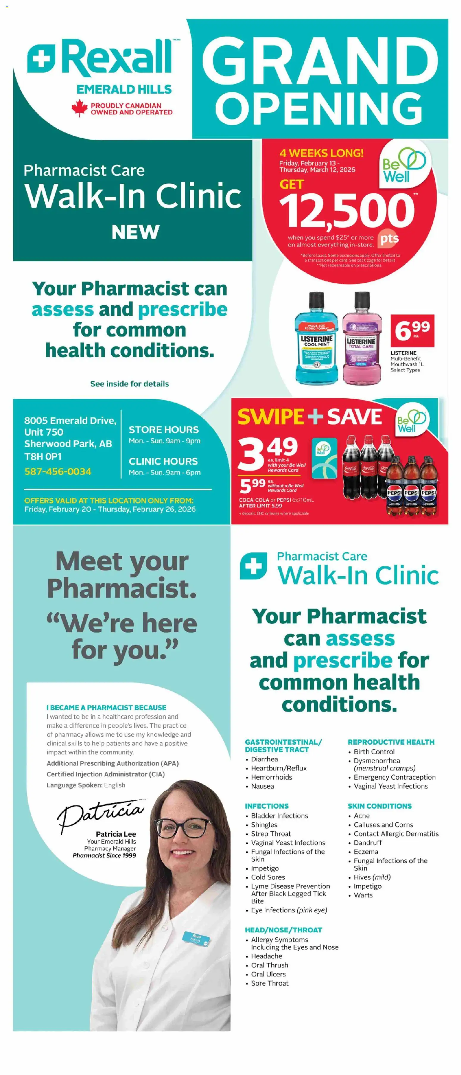 Rexall flyer valid from 20.02.2026 | Page: 1 | Products: Mouthwash