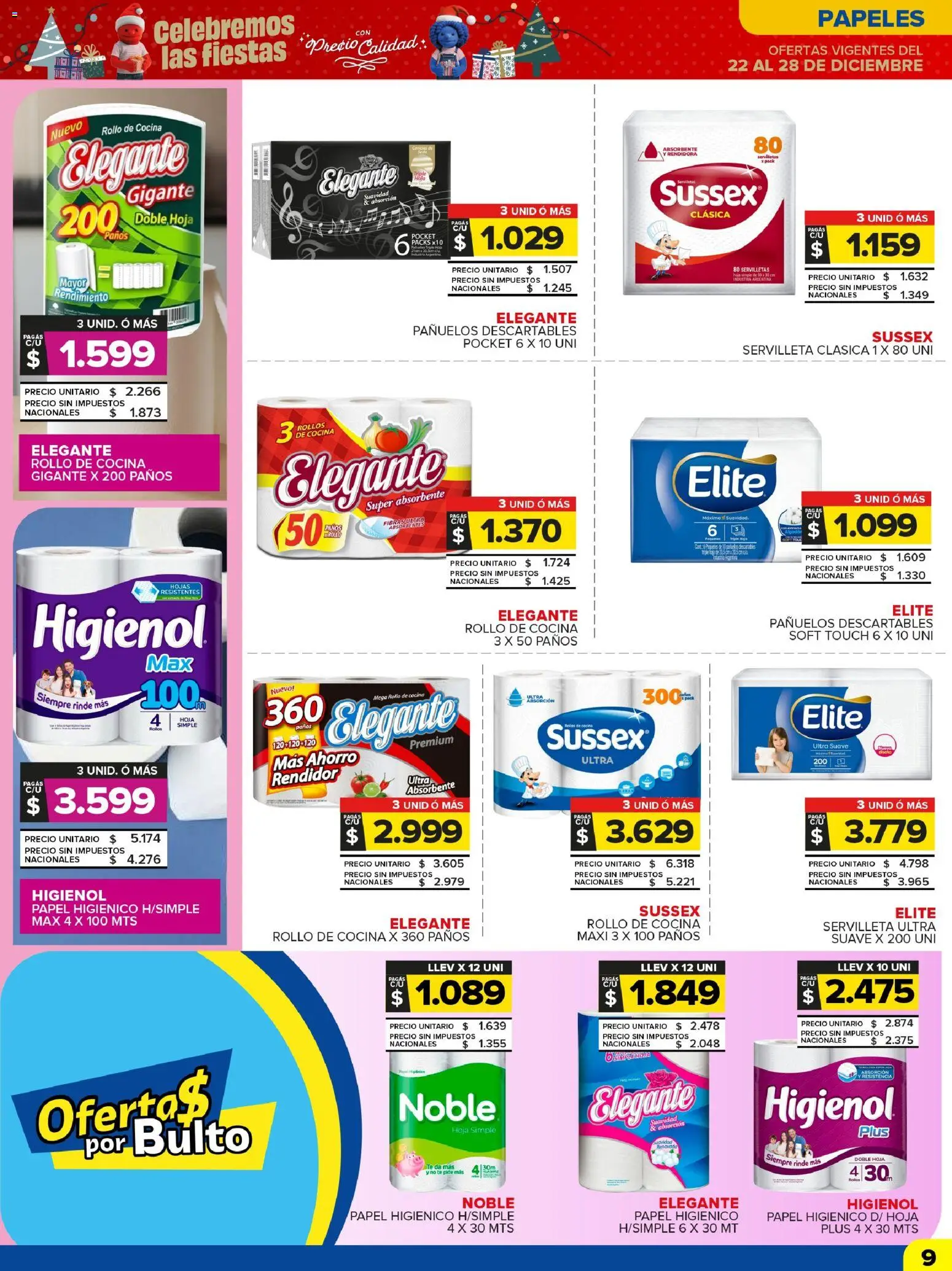 Carrefour Maxi catálogo │ válido desde el 22.12.2025 | Página: 11 | Productos: Papel higiénico, Cocina, Servilletas, Té