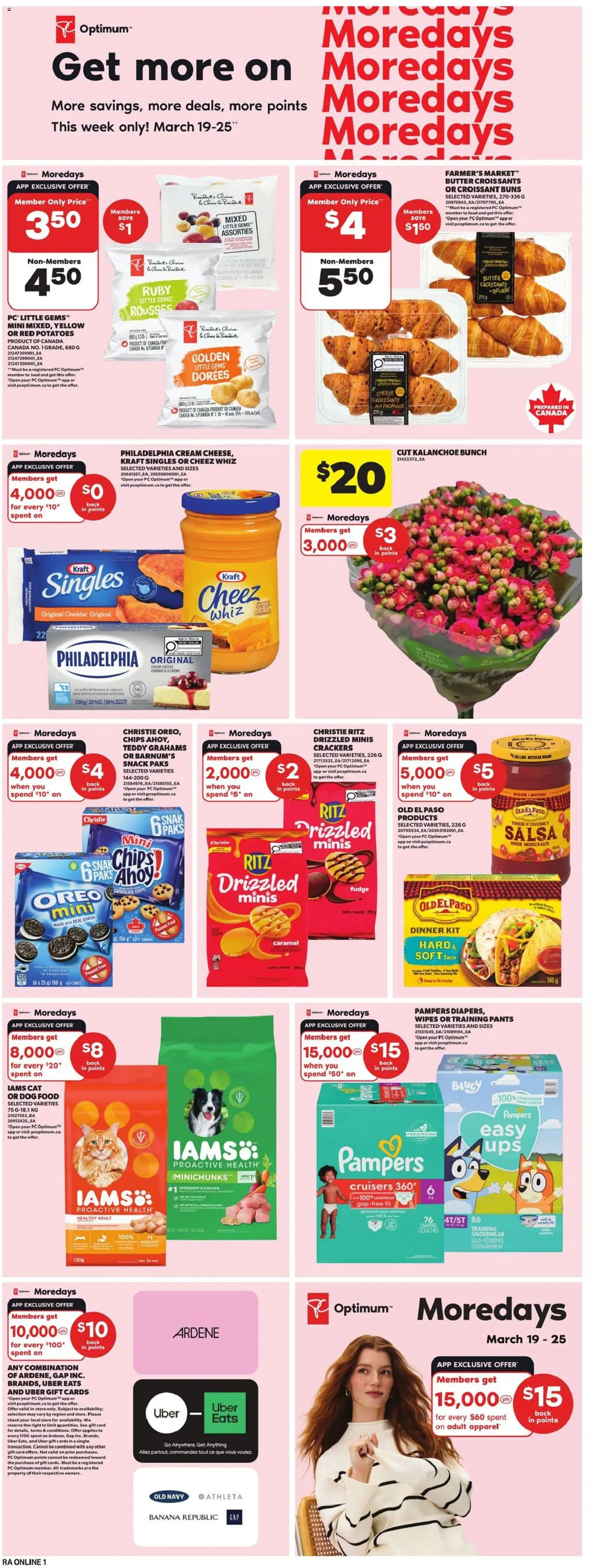 Atlantic Superstore flyer valid from 19.03.2026 | Page: 9 | Products: Chips, Potatoes, Chocolate, Underwear