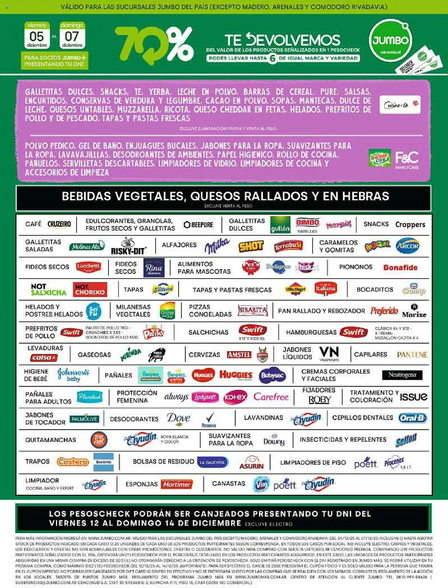 Jumbo - Bs As | Jumbo al 100 │ válido desde el 05.12.2025 | Página: 3 | Productos: Cocina, Servilletas, Gomitas, Pan rallado