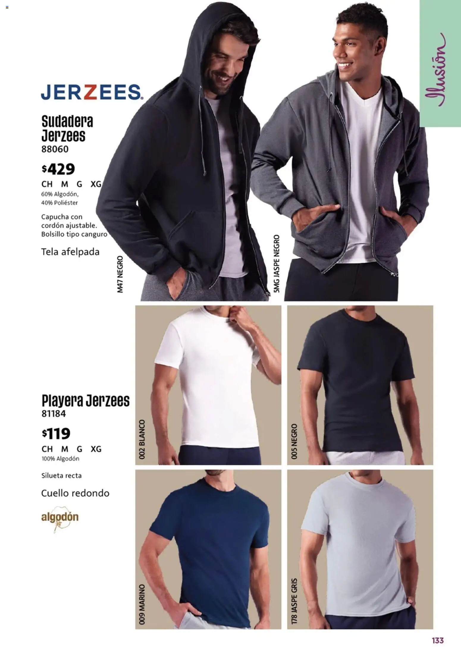 Nuevas ofertas de Ilusión válidas en toda la República Mexicana desde el 01.03.2026. ¡Encuentra las mejores ofertas en Ilusión catálogo Marcas Amigas! | Página: 135 | Productos: Algodón, Sudadera, Playera