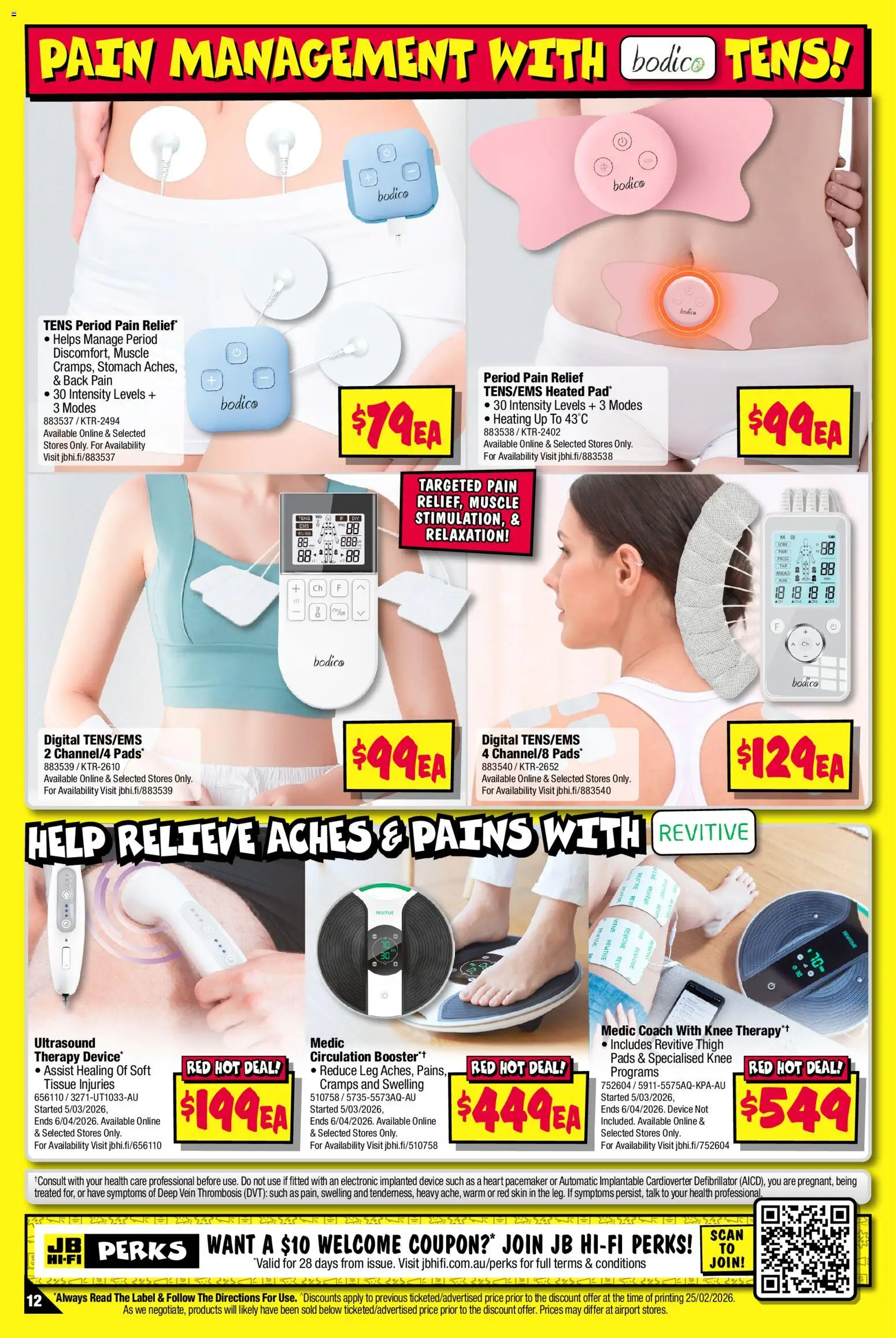JB Hi-Fi catalogue - valid from 09.03.2026 | Page: 12 | Products: Digital, Device, Pain relief