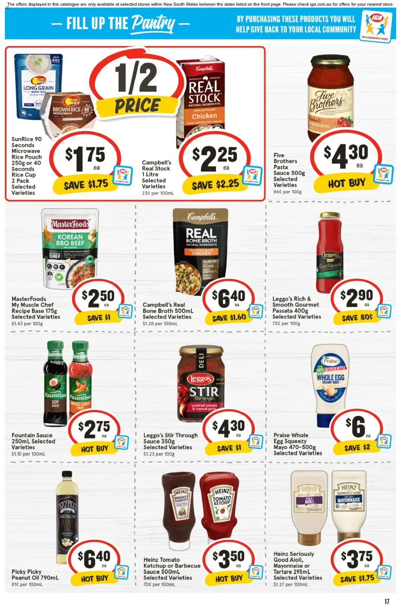 IGA catalogue - valid from 20.08.2025 | Page: 13 | Products: Cheese, Chocolate, Salt, Wheat