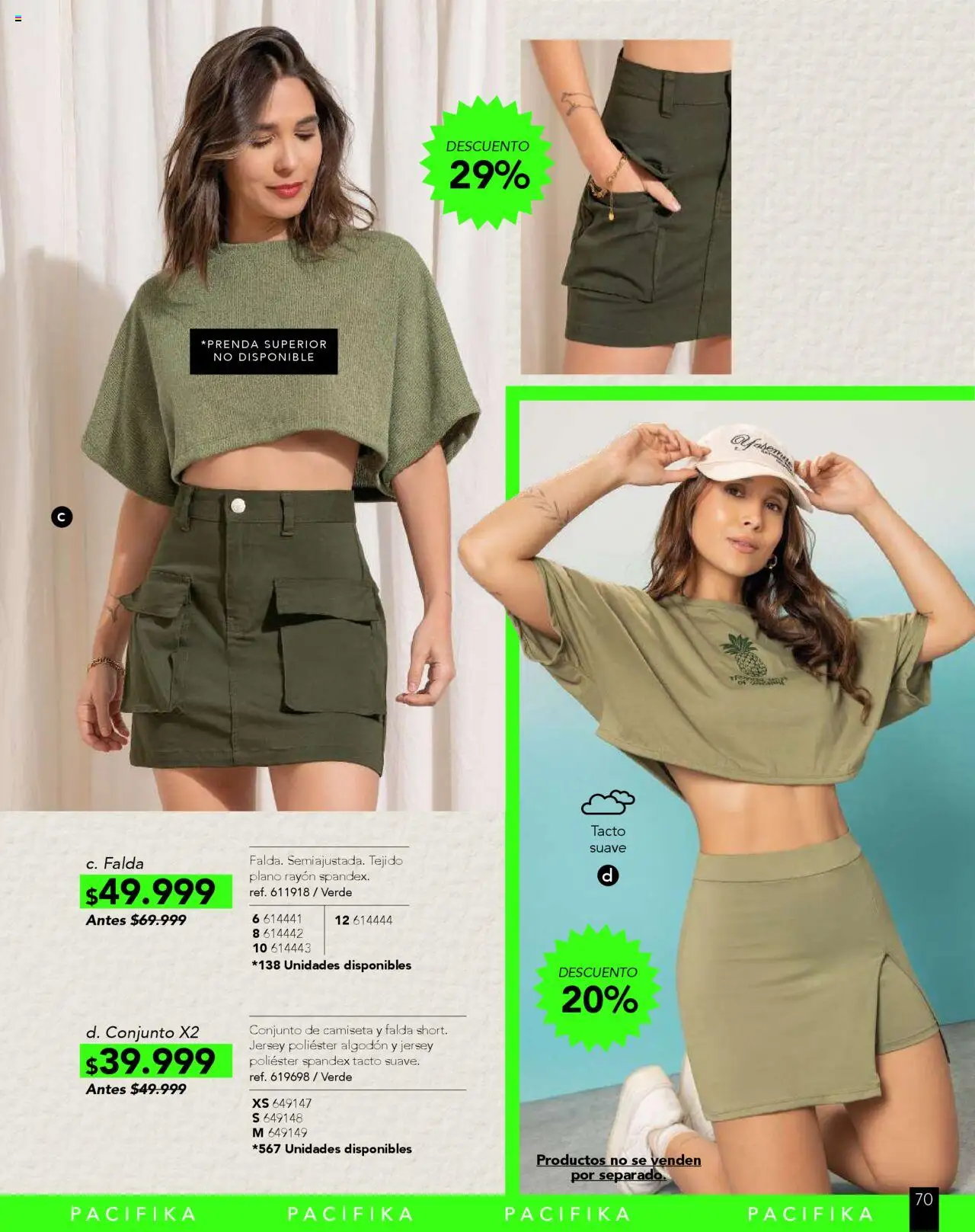 Pacifika revista - valida desde el 10.09.2025 | Página: 265 | Productos: Algodón, Falda, Camiseta, Conjunto