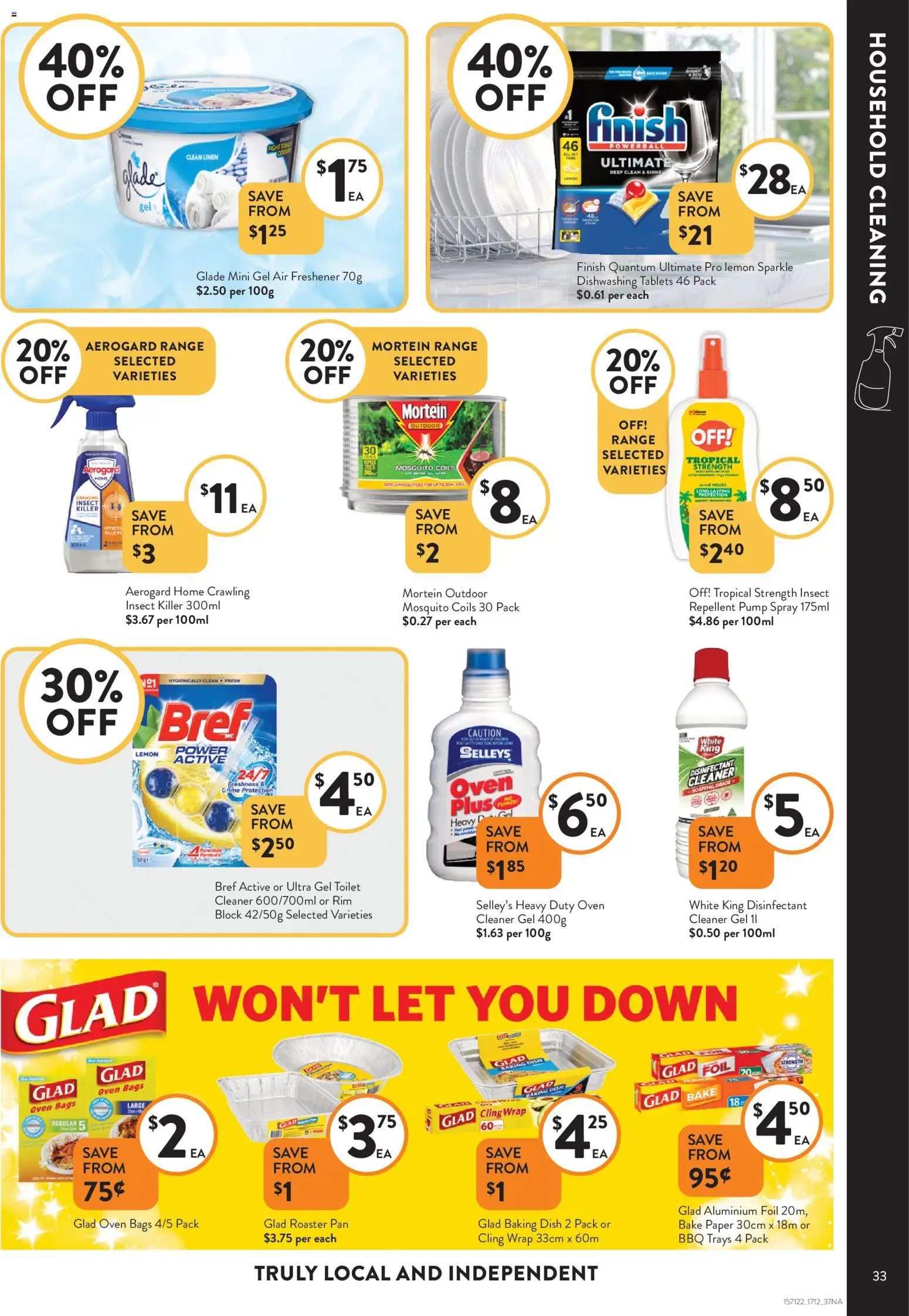 Foodworks catalogue - valid from 17.12.2025 | Page: 33 | Products: Household, Lemon, Tablets, Air freshener