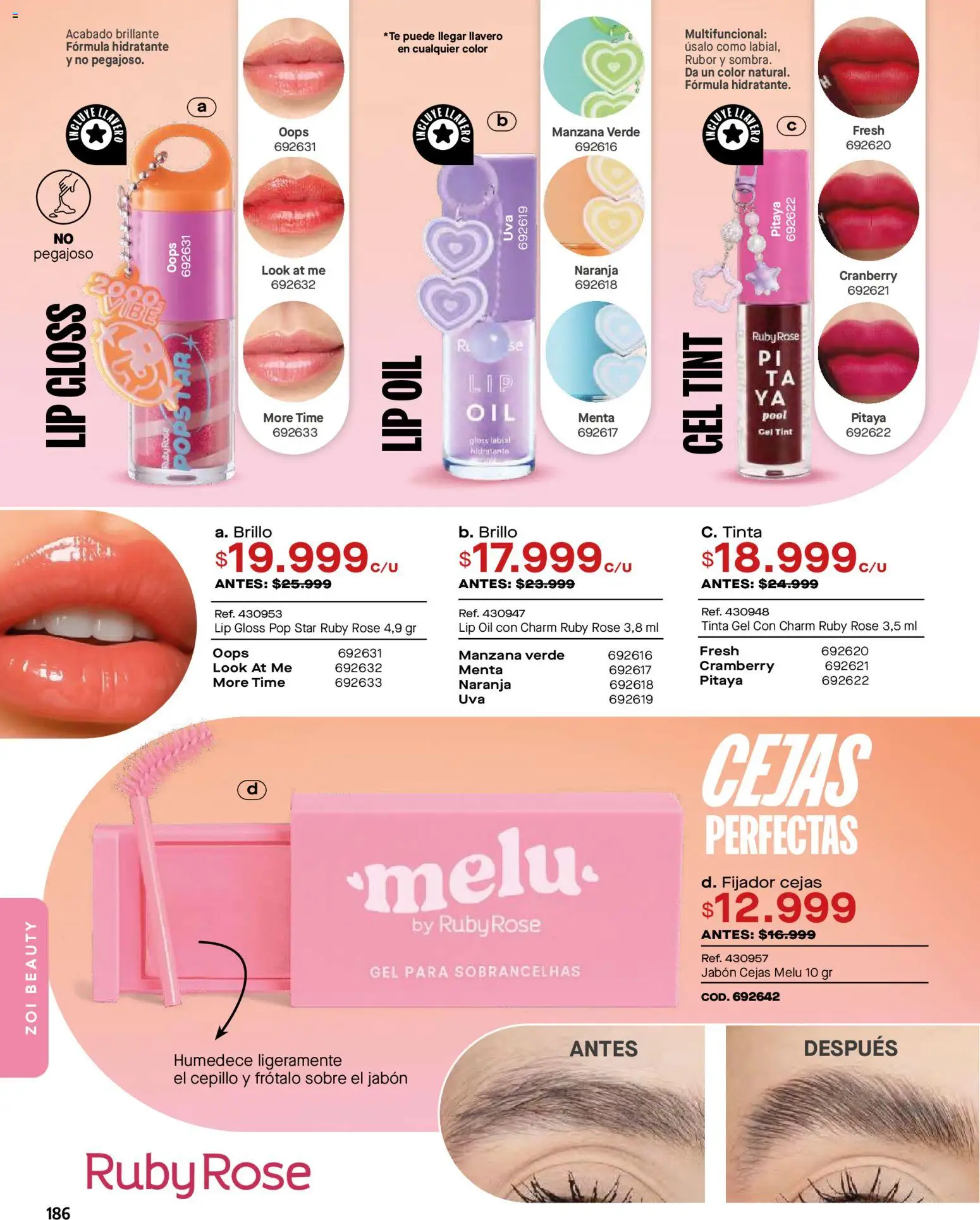 Pacifika revista - valida desde el 01.01.2026 | Página: 186 | Productos: Sobre, Manzana, Cepillo, Jabón