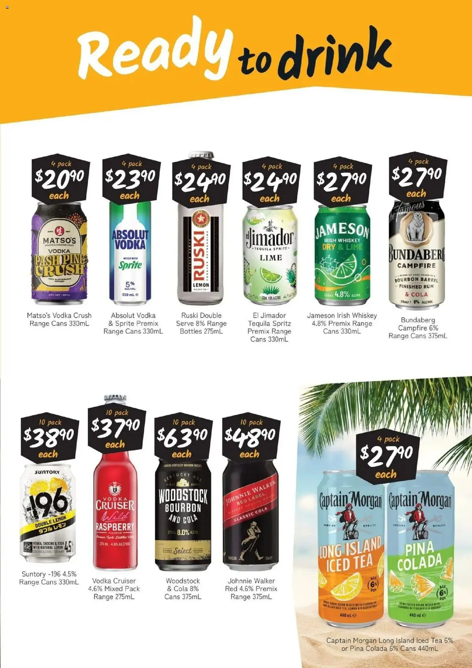 Cellarbrations catalogue - valid from 19.04.2026 | Page: 5 | Products: Tea, Vodka, Whiskey, Raspberry