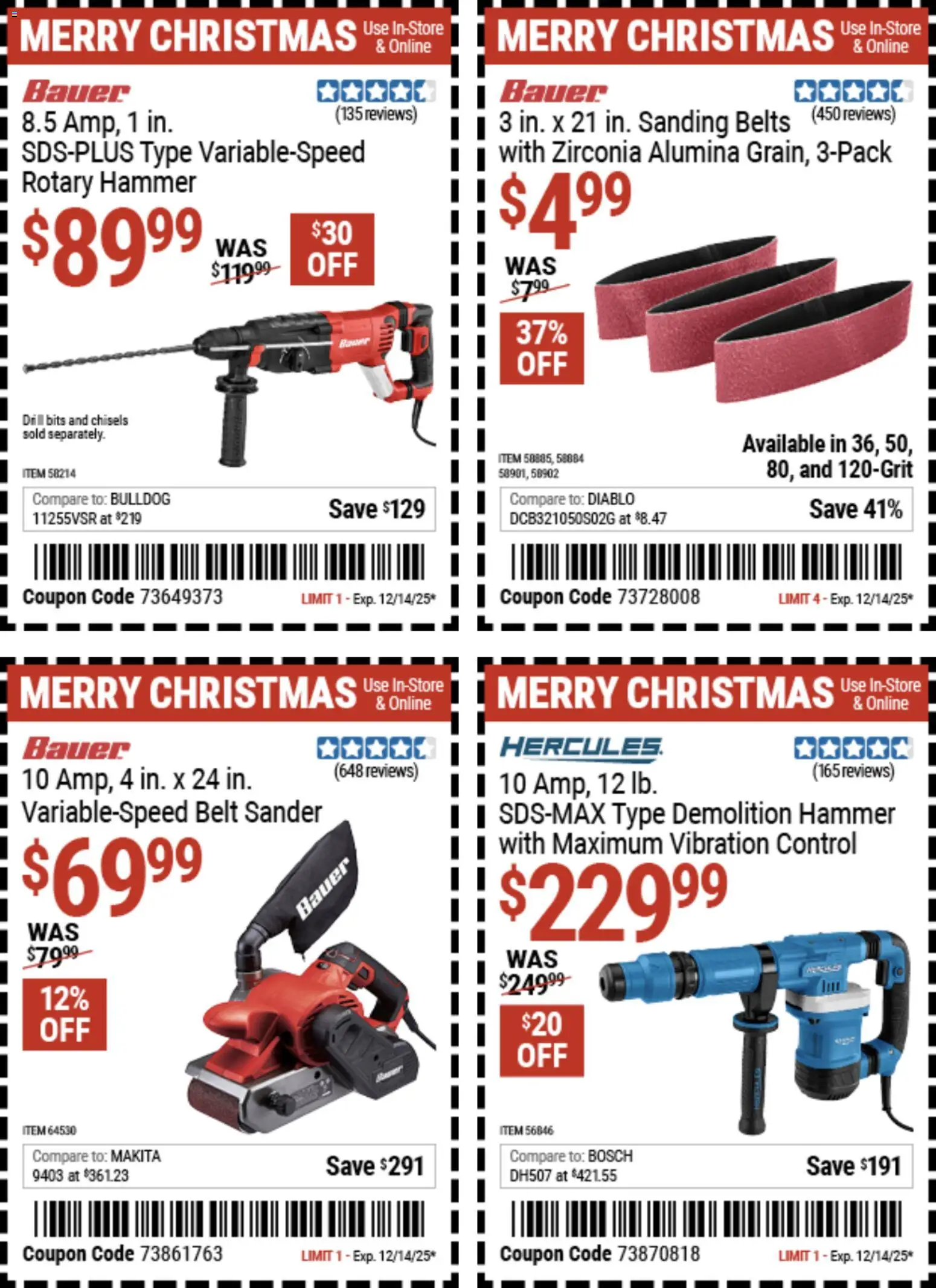 Harbor Freight Christmas Coupon Deals - valid from 02.12.2025 | Page: 18