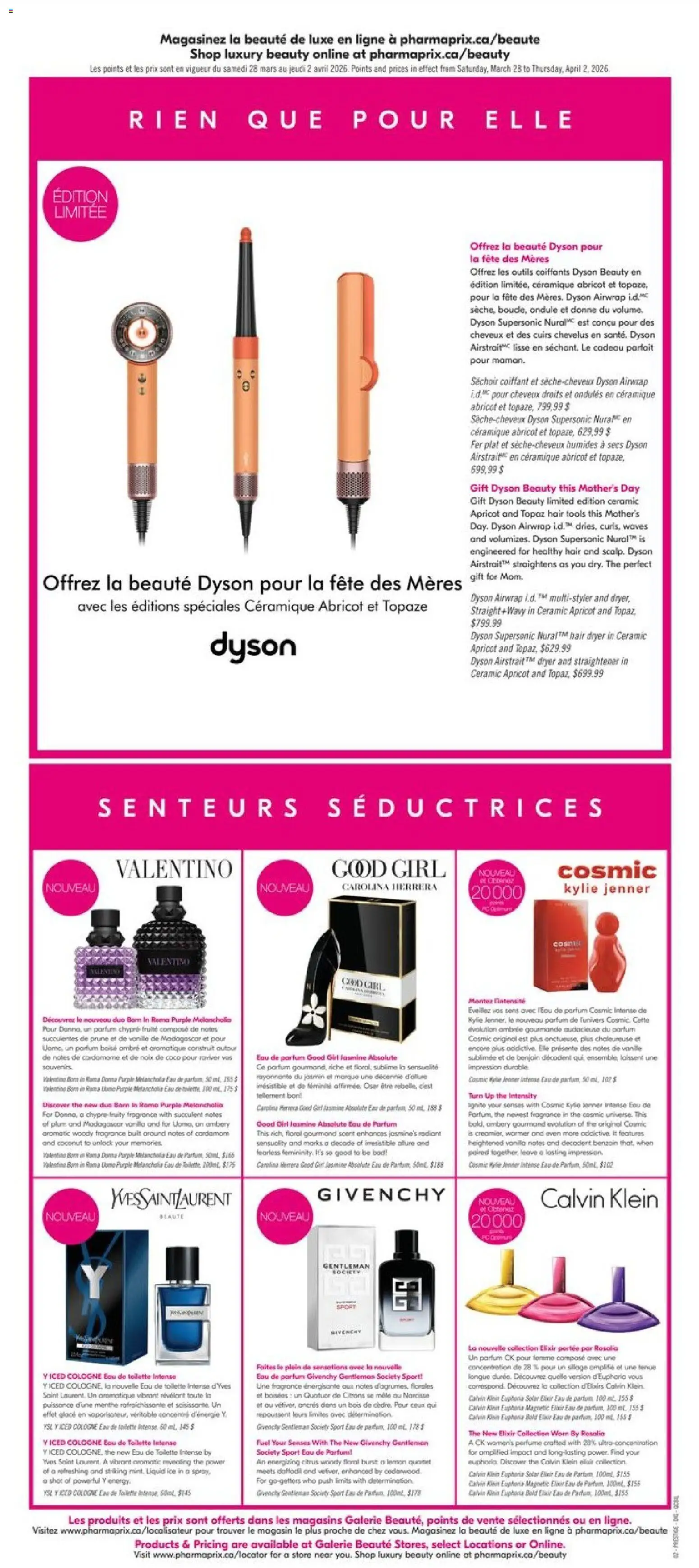 Pharmaprix flyer valid from 27.03.2026 | Page: 11 | Products: Dryer, Fragrance, Eau de toilette, Toilette