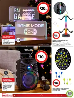 Preview of Coles BestBuys - Kris Kringle gifts - valid from 05.12.2025 | Page: 3 | Products: Headset, Radio, Usb, Portable