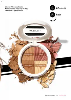 Nuevas ofertas de Mary Kay válidas en toda la República Mexicana desde el 01.09.2025. ¡Encuentra las mejores ofertas en ¡Nuevo! Polvo para Rostro Multifuncional Mary Kay At Play® de Edición Especial, Multifunctional face powder from Mary Kay At Play® Special Edition.! | Página: 39 | Productos: Iluminador, Contorno, Polvo, Rubor