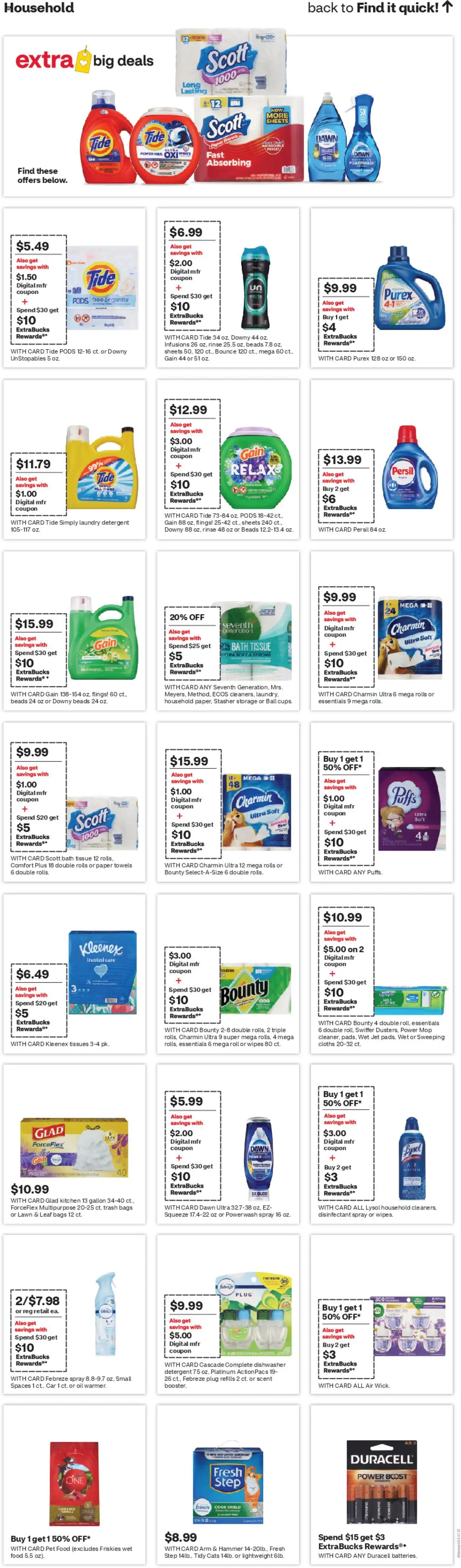 CVS Pharmacy Weekly Ad - FL - valid from 12.10.2025 | Page: 19 | Products: Bath, Oil, Detergent, Dishwasher