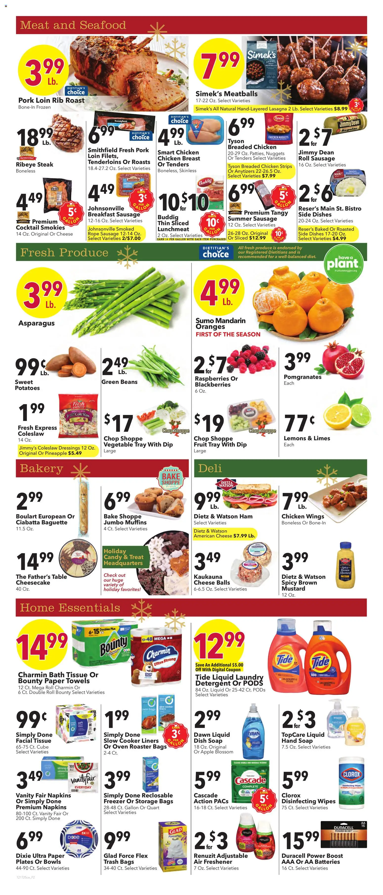 Cash Wise Weekly Ad - valid from 17.12.2025 | Page: 4 | Products: Soap, Seafood, Sausage, Cheesecake