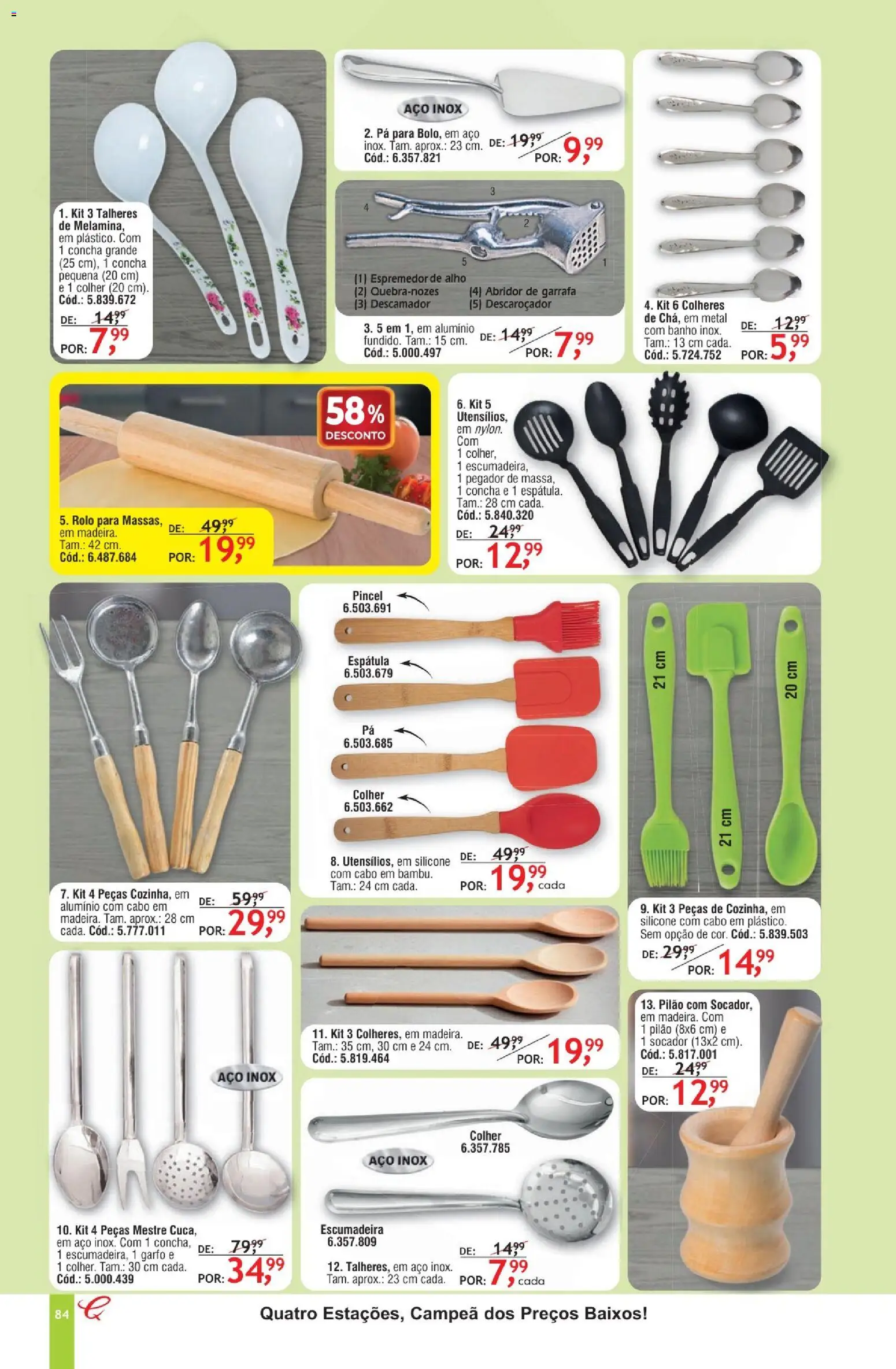 Quatro Estações Folheto - válido de 01.05.2026 | Página: 80 | Produtos: Espremedor, Pincel, Rolo, Pá