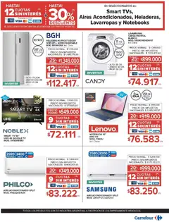 Vista previa Carrefour ofertas válido desde el 18.02.2026 | Página: 28 | Productos: Aire acondicionado, Lavarropas, Heladera, Notebook