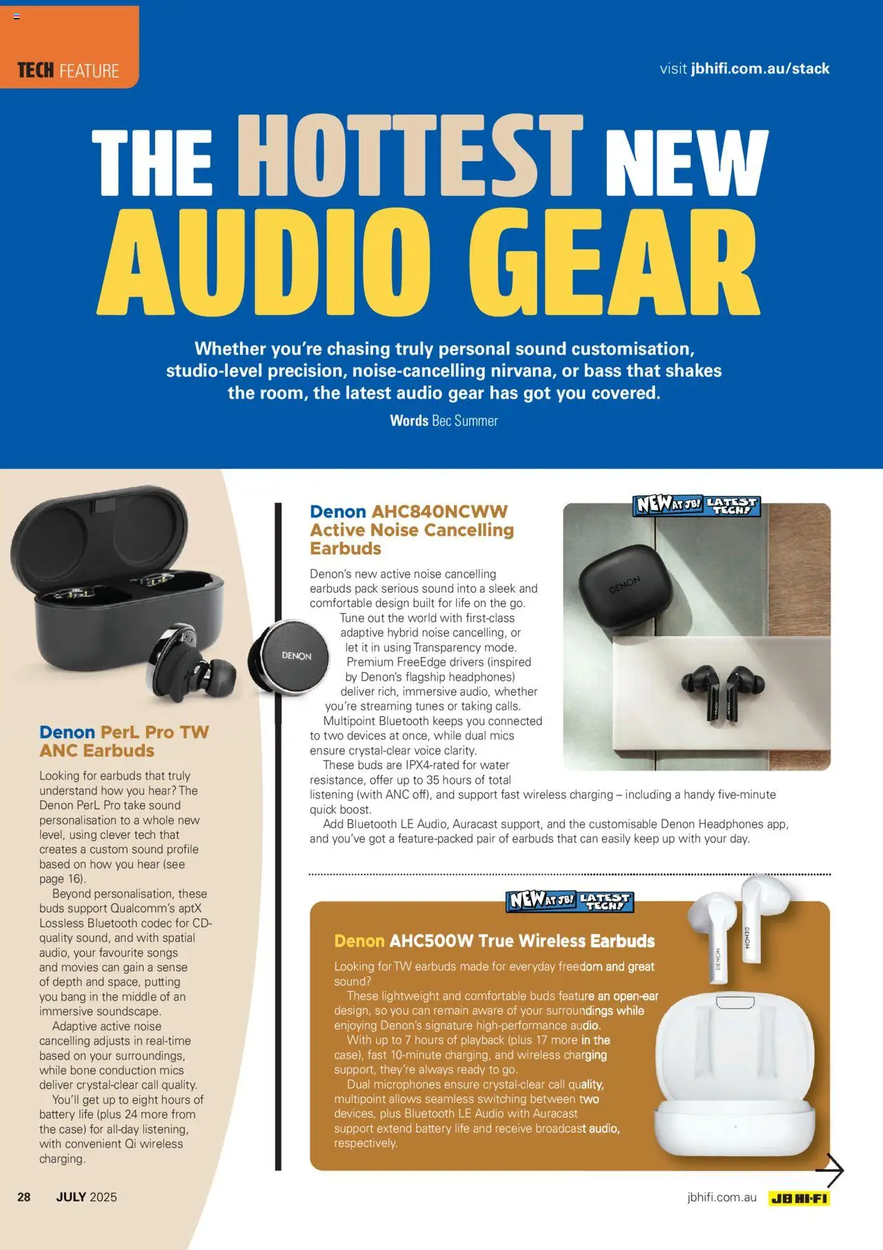 JB Hi-Fi catalogue - valid from 01.07.2025 | Page: 82 | Products: Battery, Water, Audio, Headphones