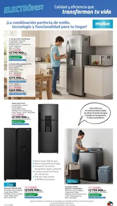 Homecenter  Promociones -  Vista previa de la revista de la tienda Homecenter valido desde el 06.04.2026 | Página: 6 | Productos: Congelador, Lavadora, Horno, Microondas