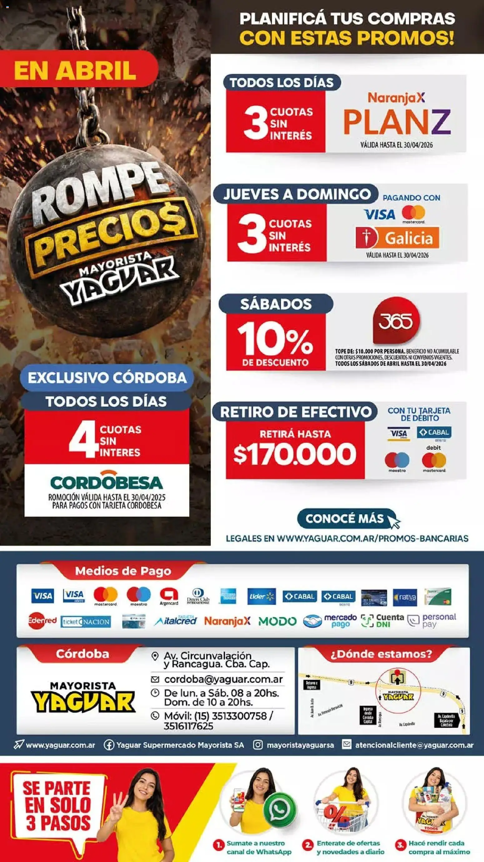 Yaguar - Oferta Semanal Córdoba │ válido desde el 20.04.2026 | Página: 19 | Productos: Movil