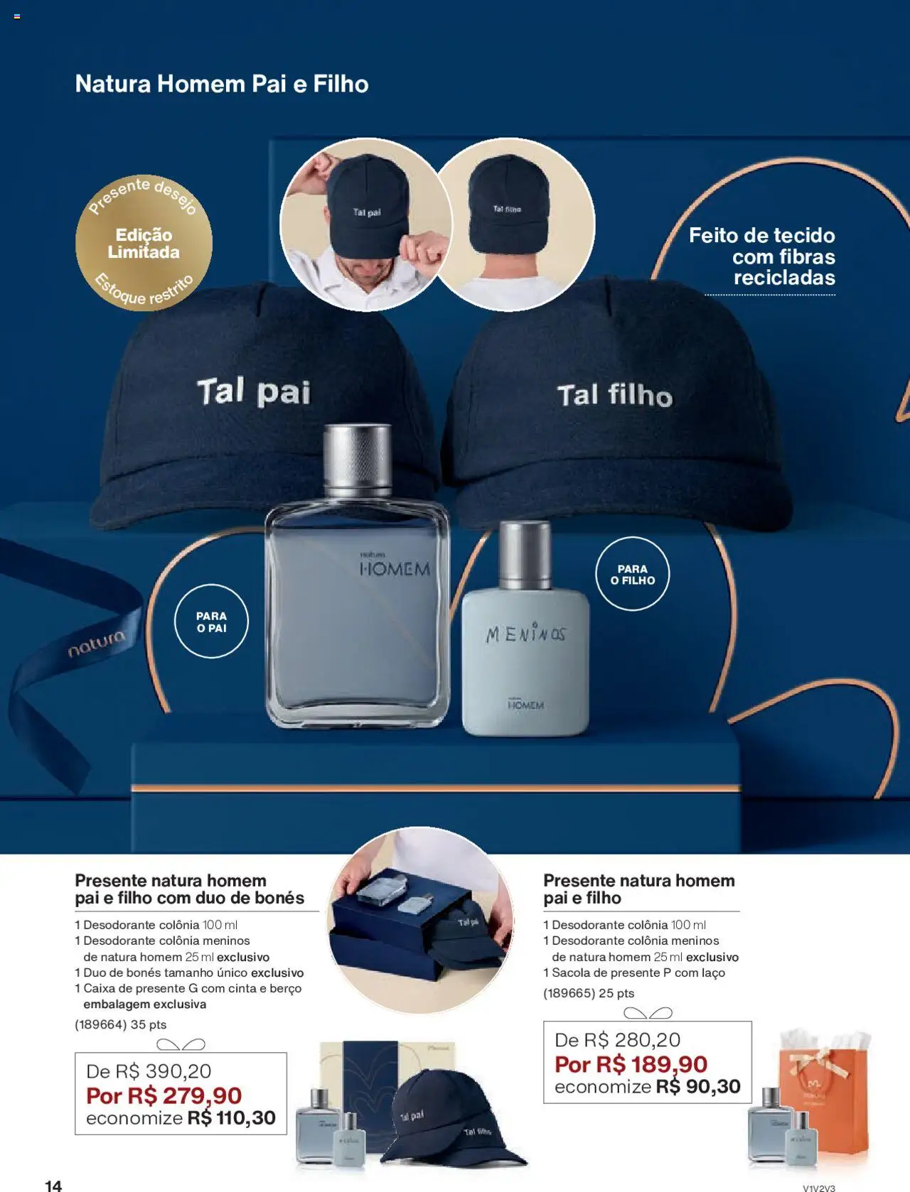 Natura Folheto - válido de 05.06.2025 | Página: 14 | Produtos: Desodorante, Caixa, Berço, Tecido