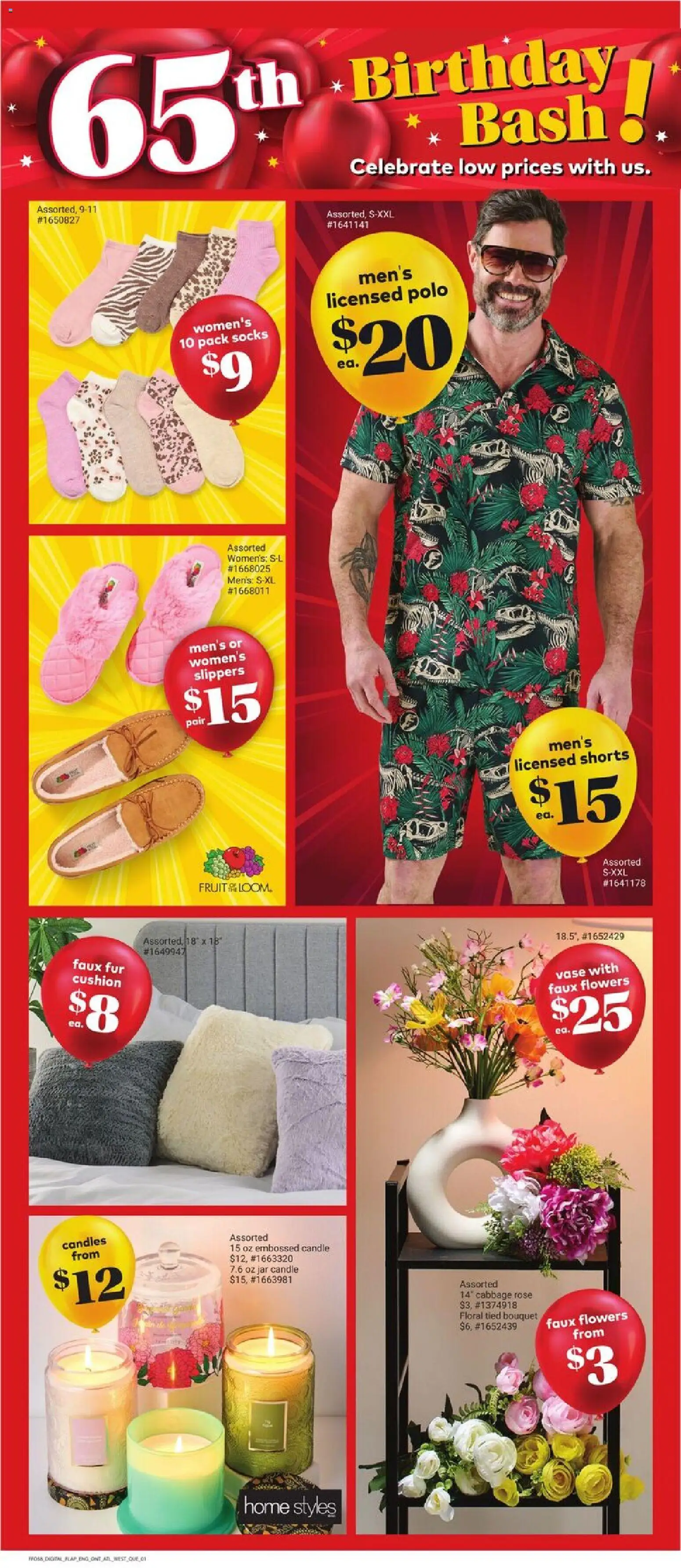 Giant Tiger flyer valid from 22.04.2026 | Page: 5 | Products: Shoes, Vase, Shirt, Socks